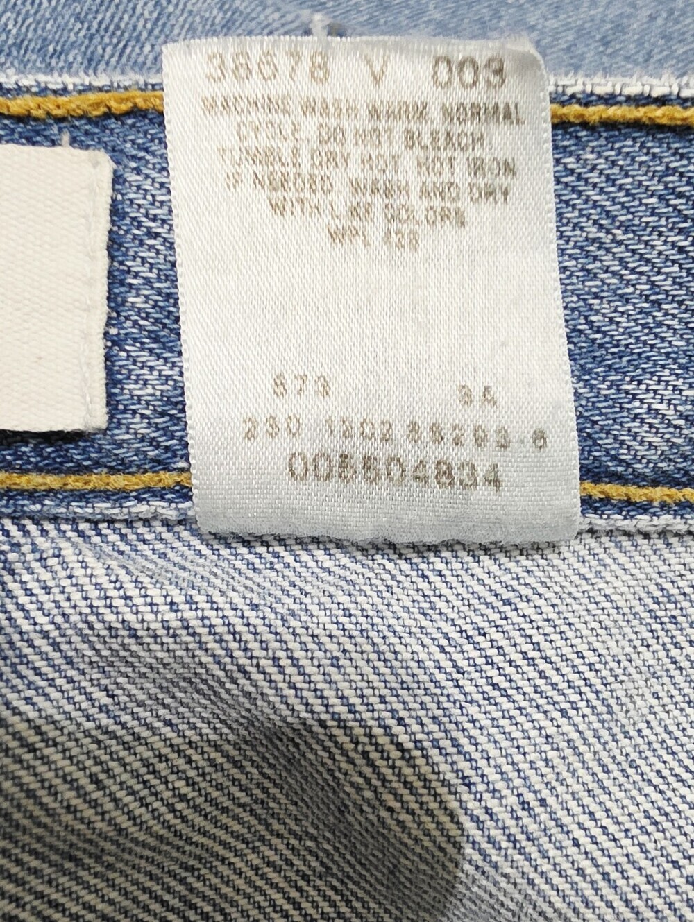 Levi’s 550 Jeans Men’s Size 42x30 Relaxed Fit Light Wash 100% Cotton Denim 90's - Picture 5 of 13